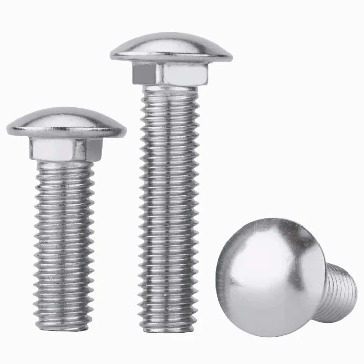 Carriage Bolt Yellow Zinc Plated Grade 4.8 8.8 Manufacturer factory